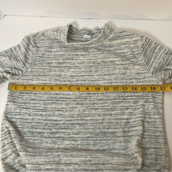 Old Navy gray & white fleece with tie knot girls size XL 14 - Picture 8 of 13